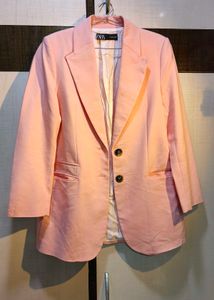 Stylish Pink Zara Blazer