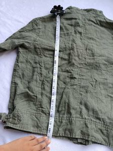 Green Cargo Style Jacket