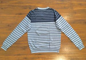 Striped V-Neck Sweater