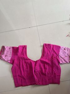Stunning Pink Saree with Sequins