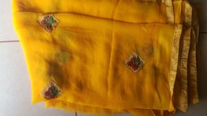 Yellow Saree