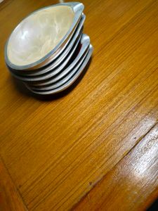 Set of 6 Enamel Bowls(FREE light)