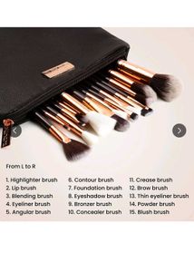 Makeup Brush Set &amp; Pouch