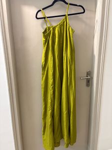 Olive Green Embellished Gown