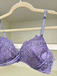 Women Lavender Lace Bra