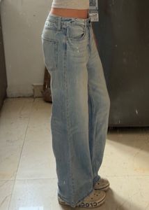 Light Wash Wide Leg Jeans