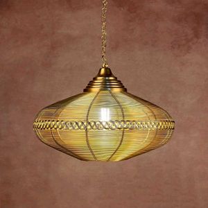 New Handicraft Oval Hanging Modern Chandelier