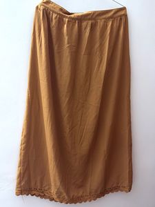 Golden Ethnic Skirt
