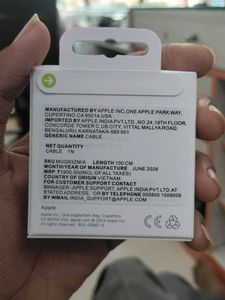 Apple USB-C to Lightning Cable (1m)