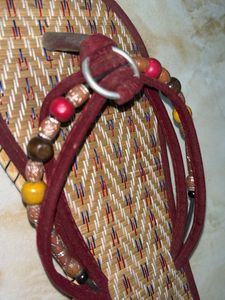 Boho Beaded Flip Flops