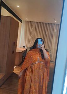Jaipuri Print Cotton Alia-cut Suit
