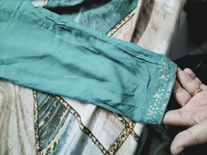 Beautiful Teal Embroidered Kurta
