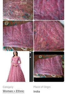 pink gown