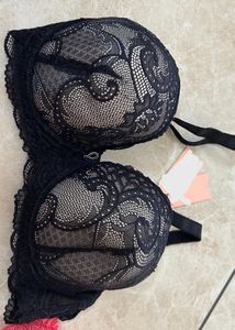 Elegant Black Lace Bra