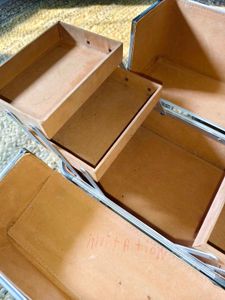 Vintage Combination Lock Travel Case