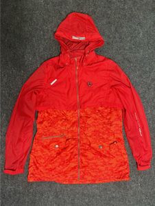 womens Red Hooded mountaneering Jacket