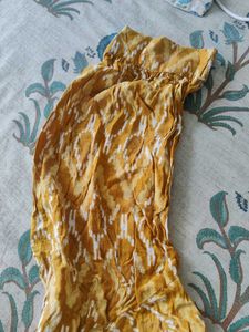 Yellow Printed Frock