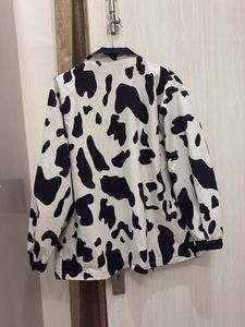 Reversible Cow Print Jacket 2in1 jaceket