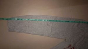 Grey Printed  Pants For Kids