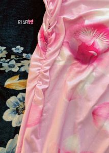 Pink Floral bodycone Dress