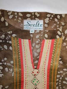 Svelte Brown Kurta