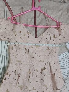 Chic Lace Floral Off-Shoulder Dress