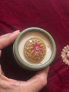 Stunning Gold Tone Statement Ring
