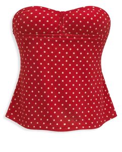 Littlebox Red Polka Dot Top