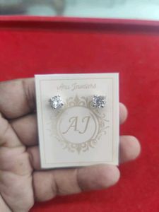 925 Sterling Silver Studs With Hallmark