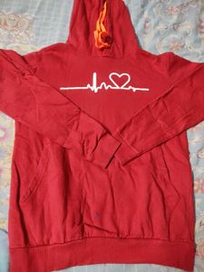 Red Heartbeat Hoodie