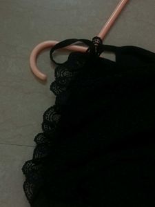 Black Lace Trim Cami