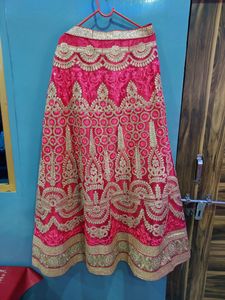 Bridal Lehanga With Heavy Sequence Work
