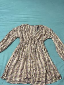 Plaid Mini Dress