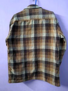 Baggy Flannel Checkered Shirt 🤎