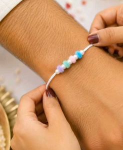 Handmade Colorful Rakhi ( set of4)
