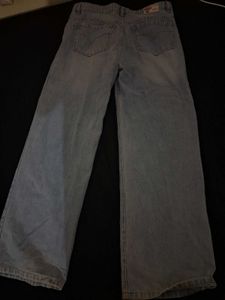 Y2k baggy Light Wash Wide Leg Jeans