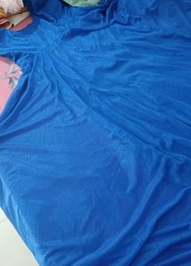 Gown With Poncho Blue