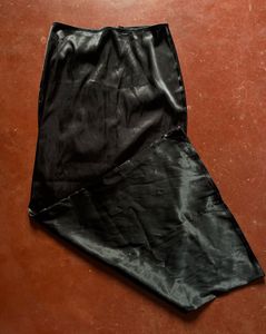 Satin Midi Skirt