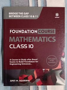 Arihant Foundation Maths Class 10 For JEE