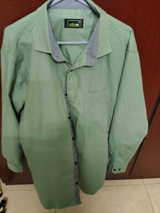 Men's Green Casual Shirt