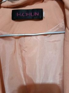 Chic Peach Blazer