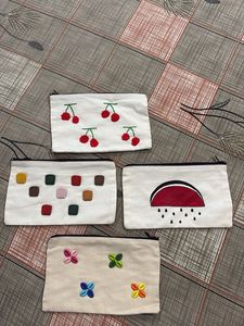 Set of 4 Cute Pouches