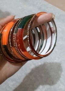 MULTI COLOUR BANGLES AND GOLDEN BANGLES