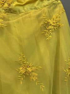 Stunning Yellow Embroidered lehnga set