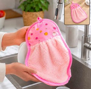 Cute Pink Fruit Print Kitchen Towel ✨🎁