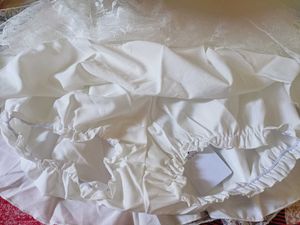 White Lace Tiered Mini Skirt