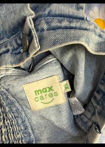 Light Wash Denim Crop Top