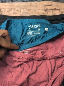 Jockey 5 piece Women's Cotton Briefs Size M