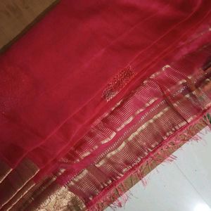 pink saree💗
