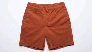 capry Chic Rusty Orange Shorts